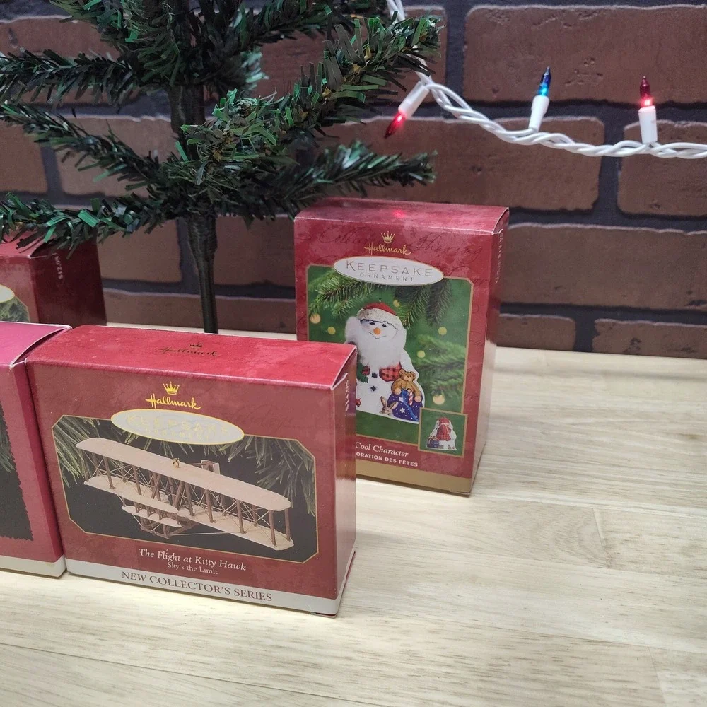 4 Hallmark Keepsake Ornaments Lot